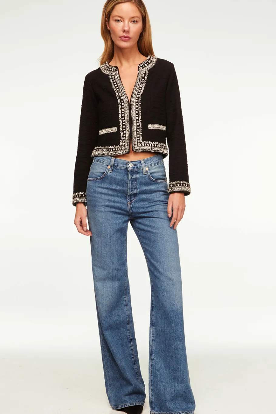 MISA Los Angeles Jackets|Tops>CURTIS JACKET Blacktweed