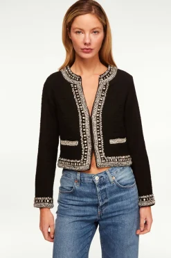 MISA Los Angeles Jackets|Tops>CURTIS JACKET Blacktweed