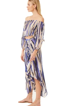 MISA Los Angeles Tops>DALMA TOP Stripedinstinct