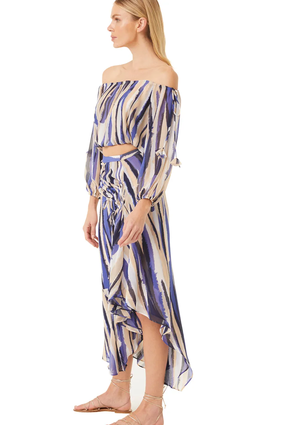 MISA Los Angeles Tops>DALMA TOP Stripedinstinct