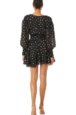 MISA Los Angeles Wedding Guest|Long-sleeve>DAVIE DRESS Diamondclipdot
