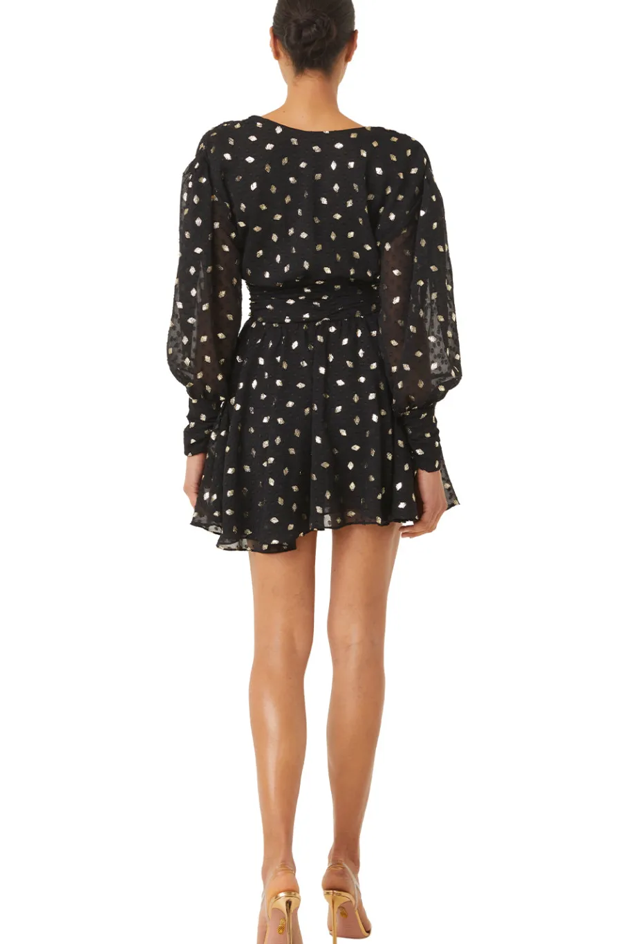 MISA Los Angeles Wedding Guest|Long-sleeve>DAVIE DRESS Diamondclipdot