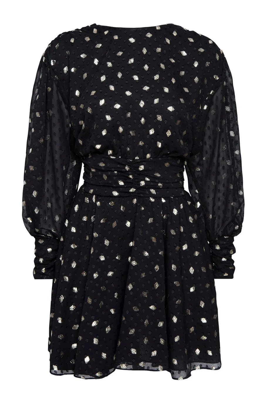 MISA Los Angeles Wedding Guest|Long-sleeve>DAVIE DRESS Diamondclipdot
