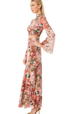 MISA Los Angeles Honeymoon|Matching Sets>EKAT SKIRT Resortbatikmesh