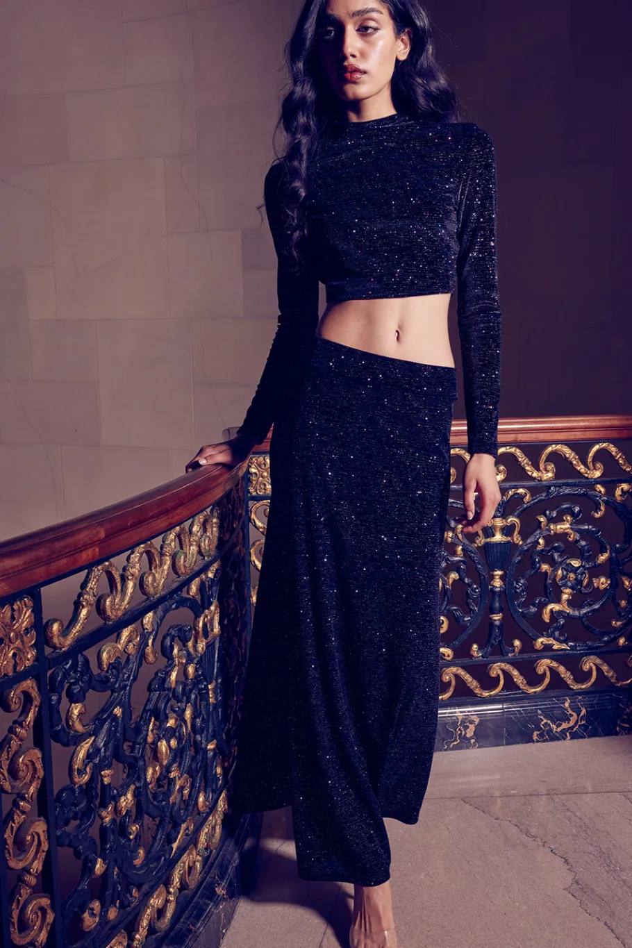 MISA Los Angeles Matching Sets|Skirts & Shorts>EKAT SKIRT Astraldusted
