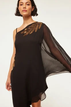 MISA Los Angeles Wedding Guest|Midi>ELANEH DRESS Blackpalmd'or