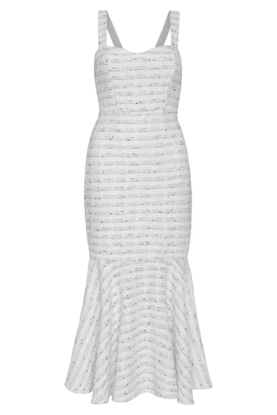 MISA Los Angeles Wedding Guest|Midi>ELKE DRESS Winterwhite