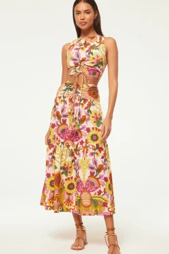 MISA Los Angeles Matching Sets|Skirts & Shorts>ELLEN SKIRT Floralcorsicamulti
