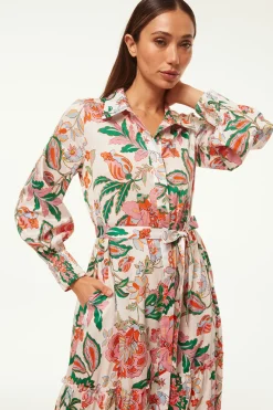 MISA Los Angeles Long-sleeve|Misa Classics>ESMÉE DRESS Casablancafloral