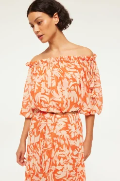 MISA Los Angeles Matching Sets|Tops>EVA TOP Patmostangerine