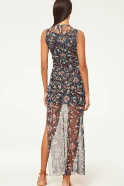 MISA Los Angeles Jersey & Mesh|Misa Classics>FERNANDA DRESS Indigoburst