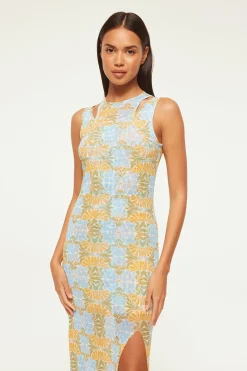 MISA Los Angeles Jersey & Mesh|Misa Classics>FERNANDA DRESS Citrusslice