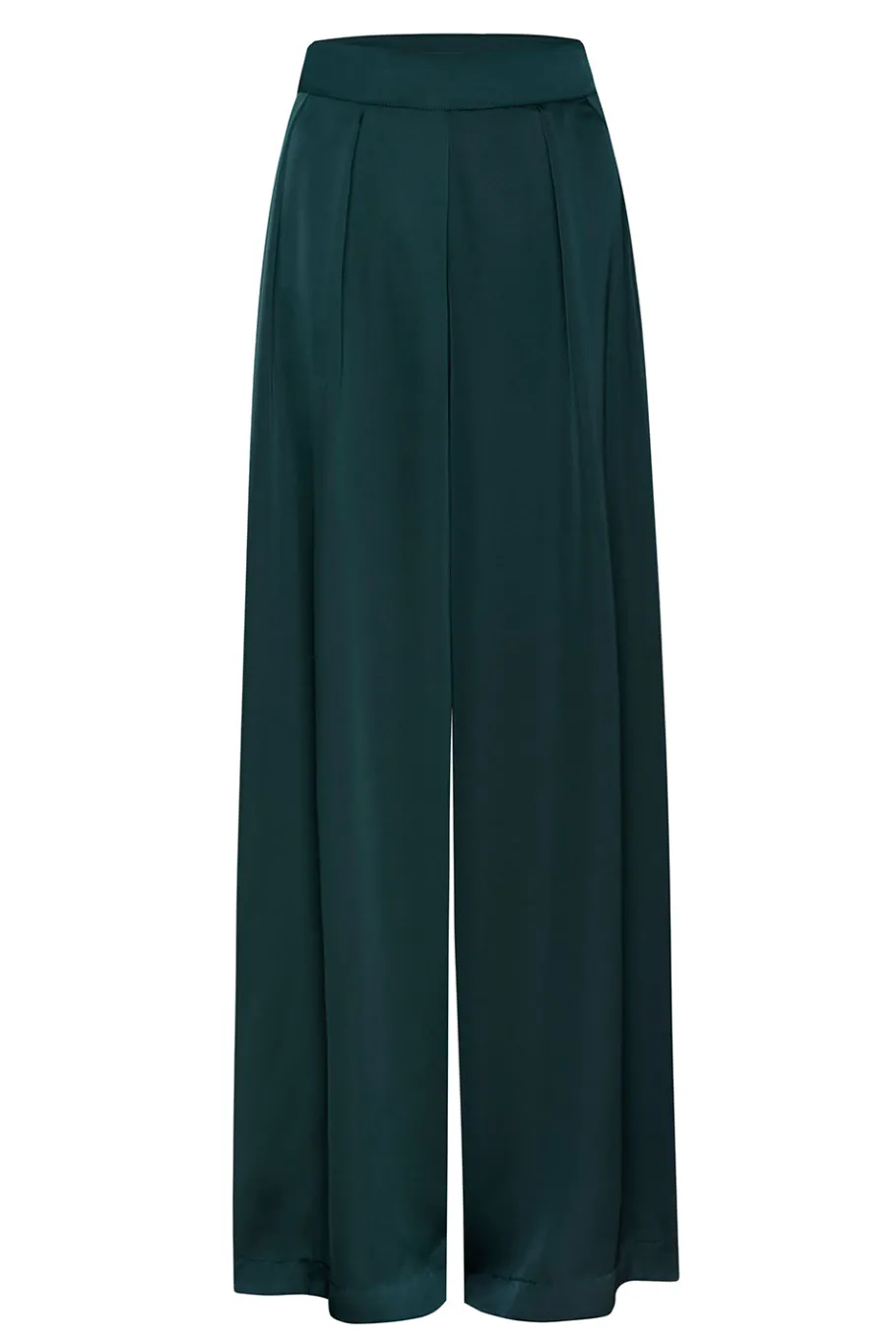 MISA Los Angeles Pants>FILIPPA PANT Emeraldsatin