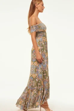 MISA Los Angeles Wedding Guest|Jersey & Mesh>FIORELLA DRESS Dolcevitakaleidoscope