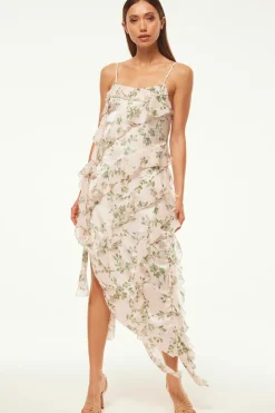 MISA Los Angeles Wedding Guest|Honeymoon>FLORENCE DRESS Whitesagebotanicamix