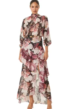 MISA Los Angeles Wedding Guest|Matching Sets>FRANCA SKIRT Floratropicalmix