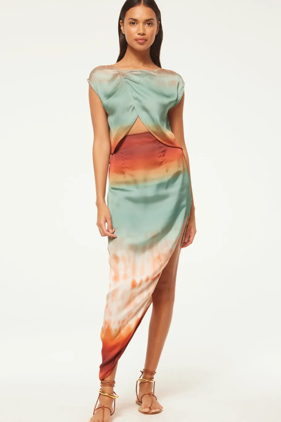 MISA Los Angeles Matching Sets|Skirts & Shorts>FRANKA SKIRT Carnelianombre