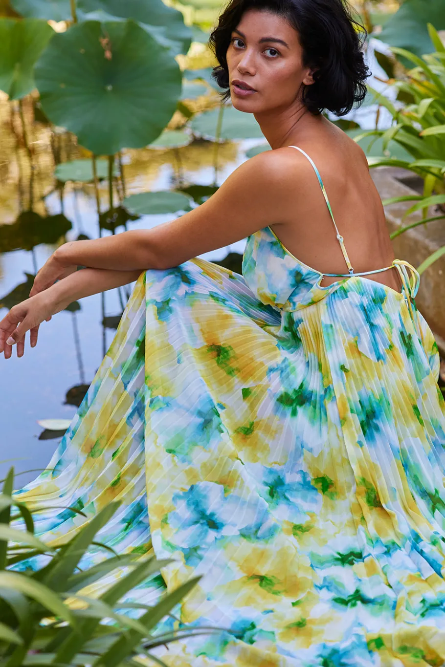 MISA Los Angeles Wedding Guest|Engagement Party>GALETA DRESS Citronwatercolor
