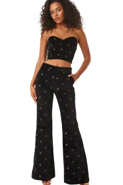 MISA Los Angeles Exclusives|Tops>GEORGIA BUSTIER Black