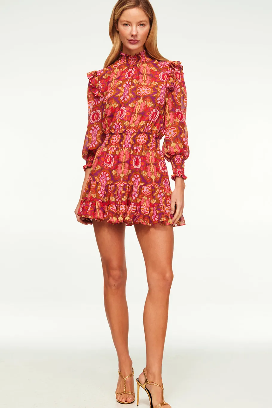 MISA Los Angeles Wedding Guest|Long-sleeve>GIANNA DRESS Chicnostalgicchiffon