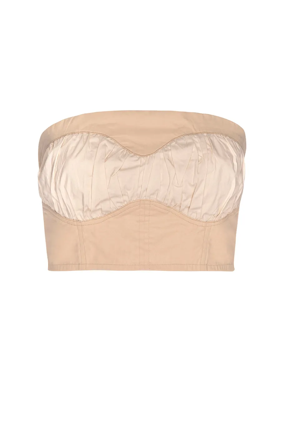 MISA Los Angeles Matching Sets|Tops>GOLNAZ TOP Ivorylinenmix