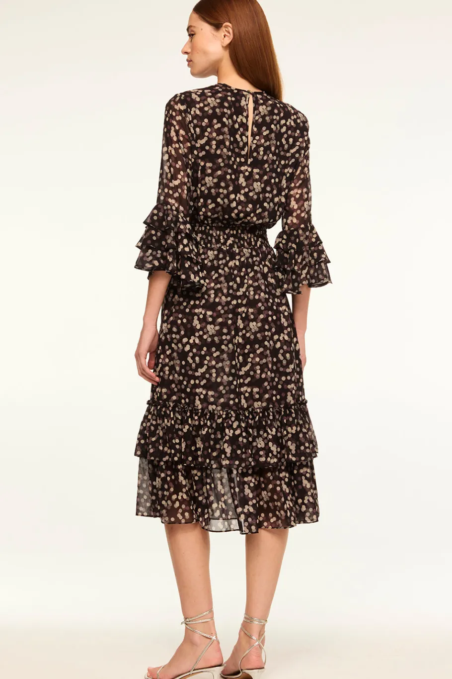 MISA Los Angeles Wedding Guest|Midi>GORDANA DRESS Polkadotsmall