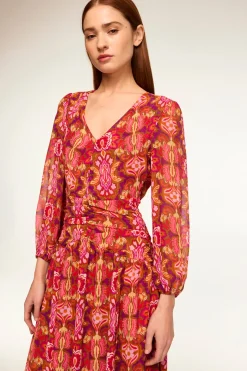 MISA Los Angeles Wedding Guest|Long-sleeve>IMELDA DRESS Chicnostalgicchiffon