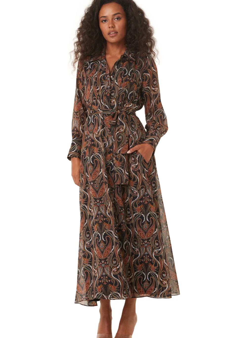MISA Los Angeles Wedding Guest|Long-sleeve>INES DRESS Spartinapaisley