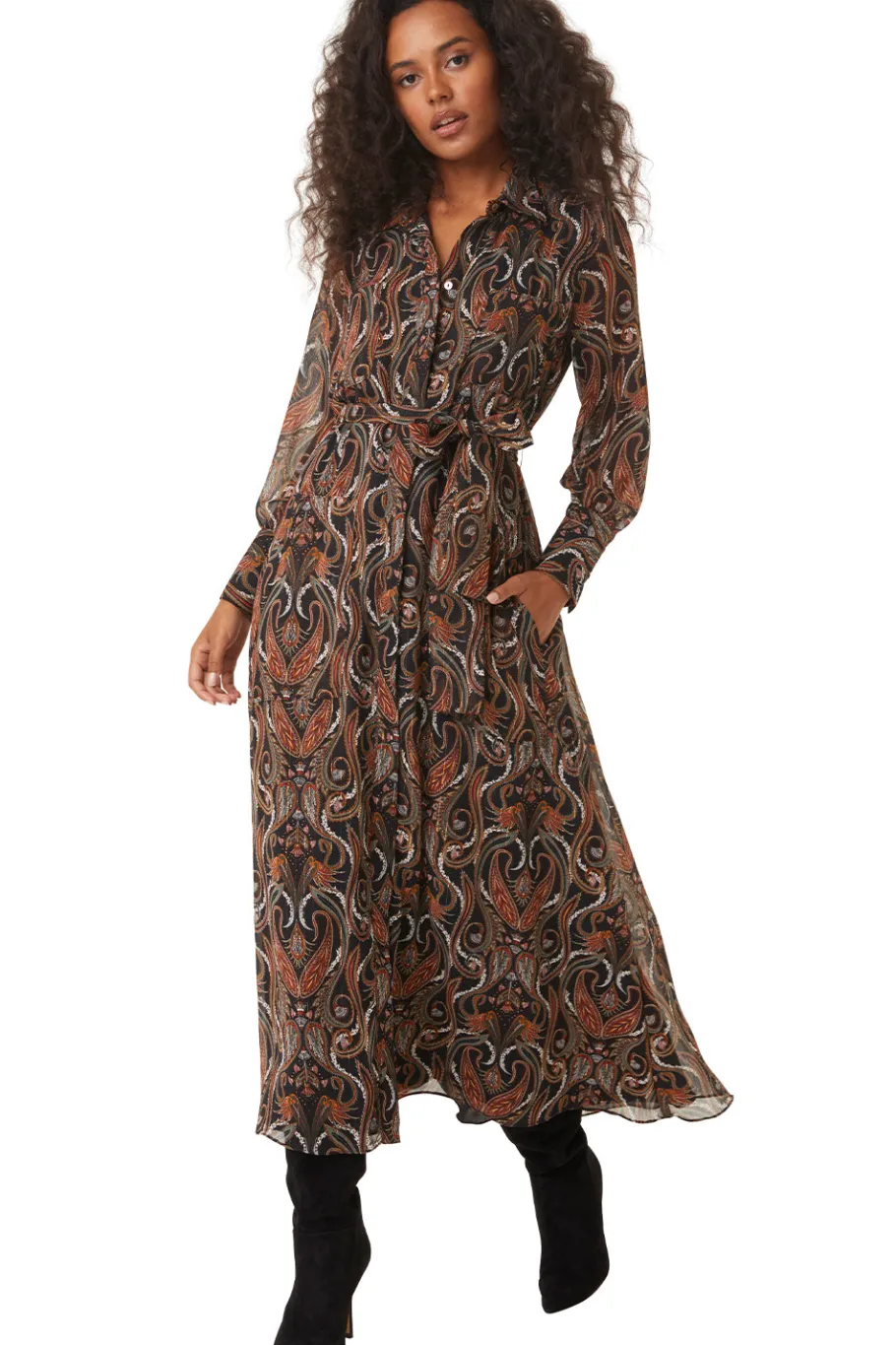 MISA Los Angeles Wedding Guest|Long-sleeve>INES DRESS Spartinapaisley