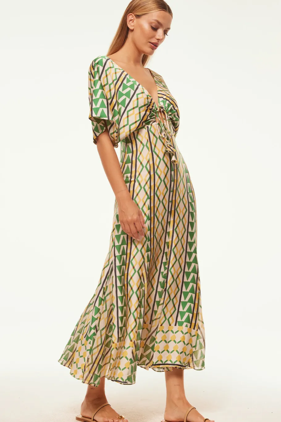 MISA Los Angeles Maxi|Dresses>IRENA DRESS Limoncellogeomix