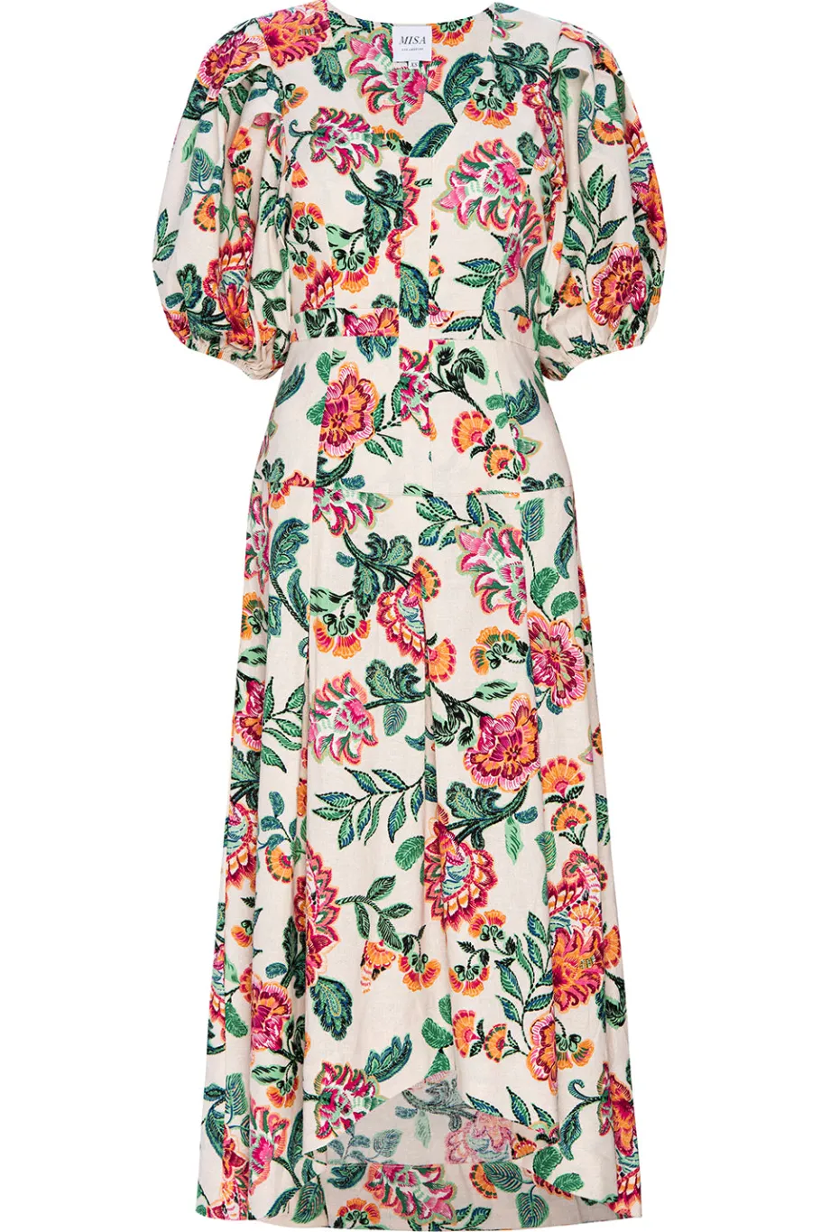 MISA Los Angeles Midi|Dresses>JAMILA DRESS Malikapaisleyfloral