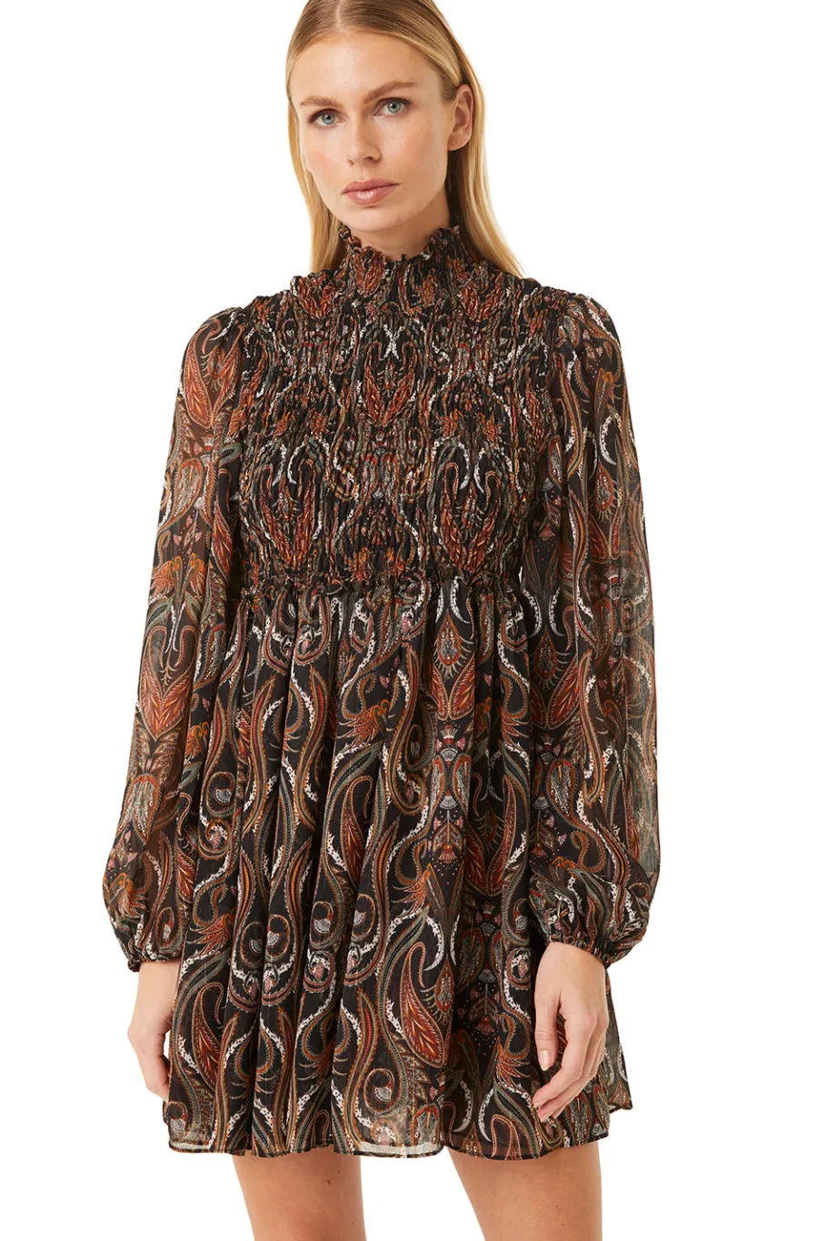 MISA Los Angeles Wedding Guest|Long-sleeve>JESSA DRESS Spartinapaisley