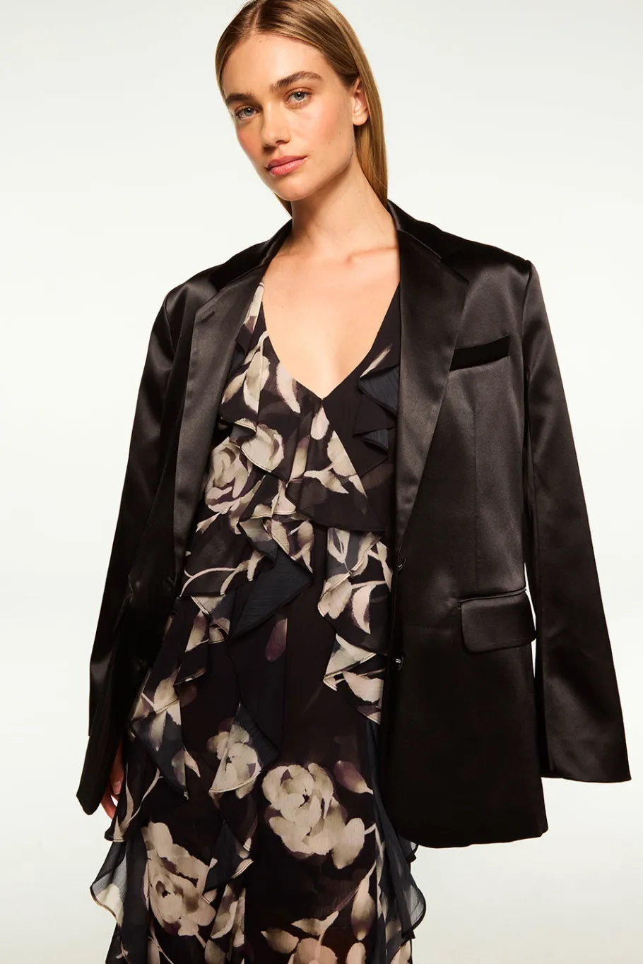 MISA Los Angeles Tops|Jackets>JOANNE BLAZER Black