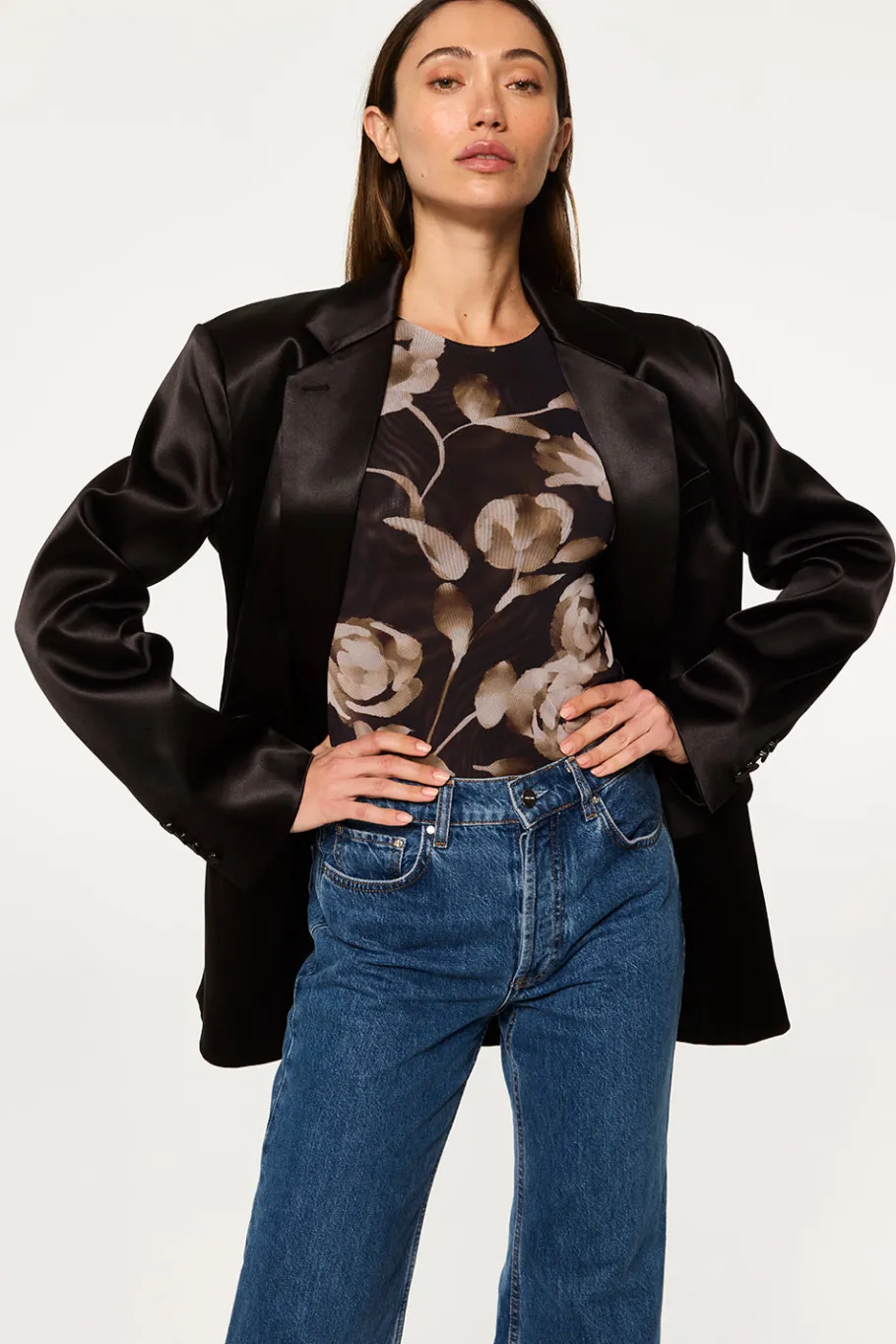 MISA Los Angeles Tops|Jackets>JOANNE BLAZER Black