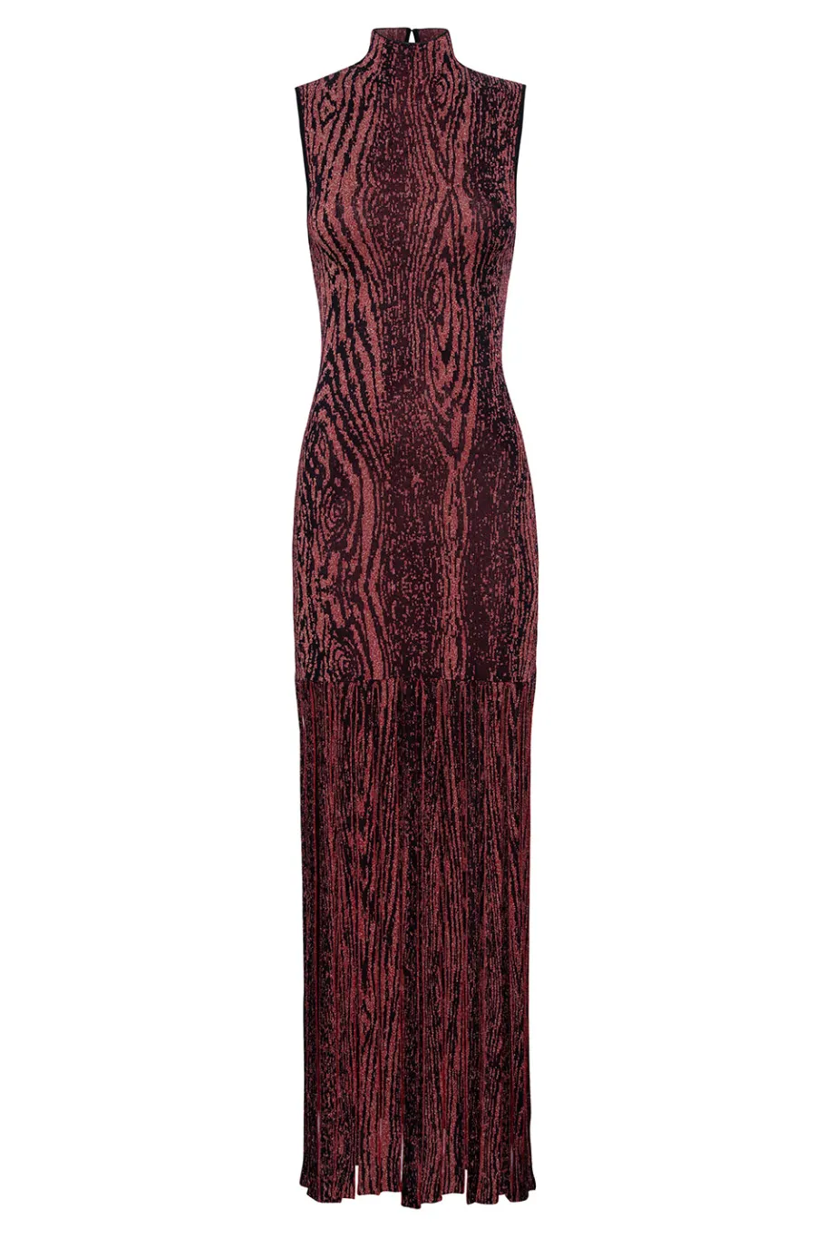 MISA Los Angeles Wedding Guest|Knit>JOSEPHINE DRESS Pomegranate