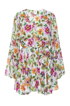 MISA Los Angeles Wedding Guest|Honeymoon>KAIA DRESS Floraexoticachiffon