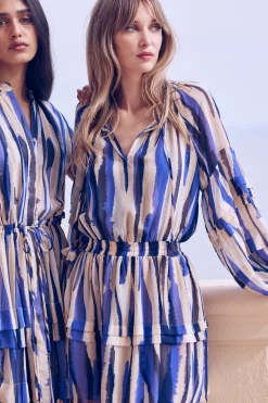 MISA Los Angeles Misa Classics|Mini>KARLINA DRESS Stripedinstinct