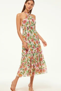 MISA Los Angeles Wedding Guest|Honeymoon>KAROLINA DRESS Floraexoticachiffon