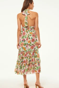 MISA Los Angeles Wedding Guest|Honeymoon>KAROLINA DRESS Floraexoticachiffon