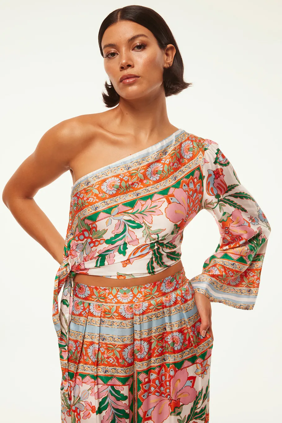 MISA Los Angeles Honeymoon|Matching Sets>KASPIA TOP Casablancabordermix