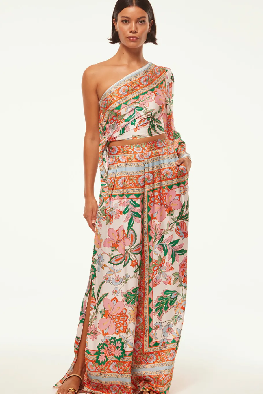 MISA Los Angeles Honeymoon|Matching Sets>KASPIA TOP Casablancabordermix