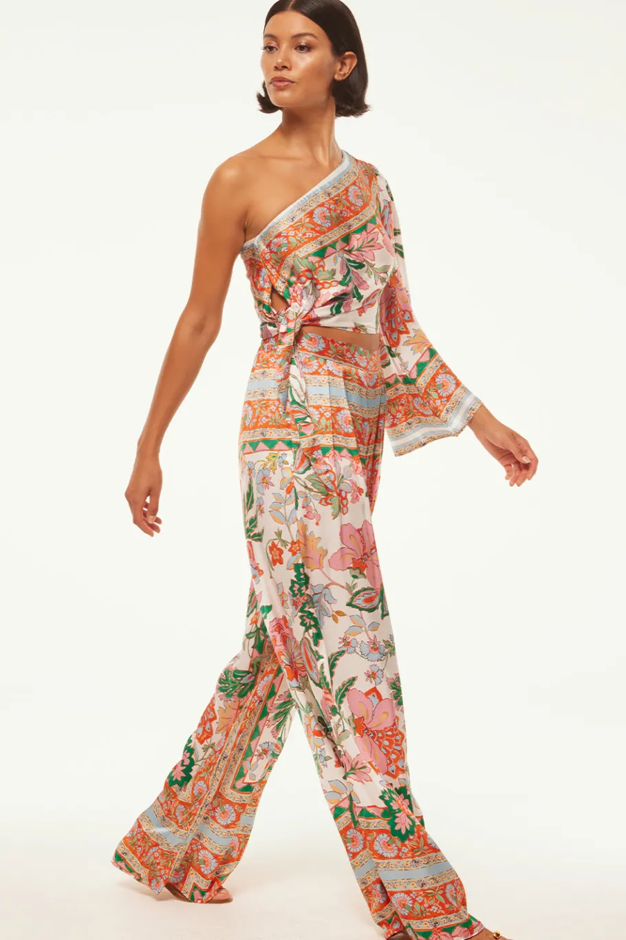 MISA Los Angeles Honeymoon|Matching Sets>KASPIA TOP Casablancabordermix