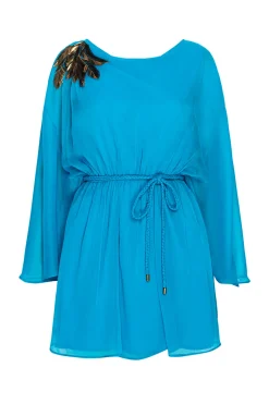MISA Los Angeles Wedding Guest|Mini>KATANA DRESS Aquapalmd'or