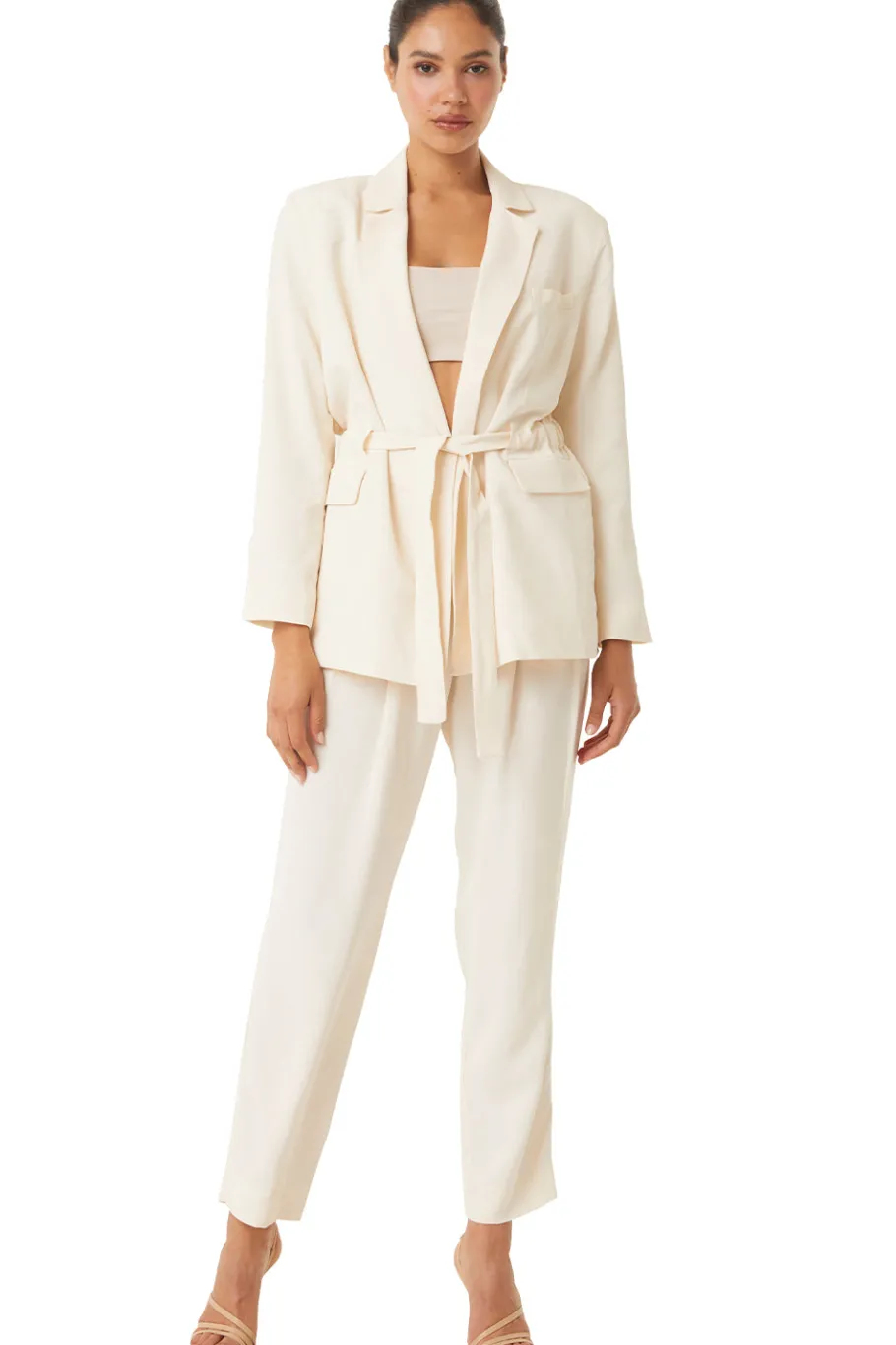 MISA Los Angeles Jackets|Tops>KELSEY JACKET Ivory