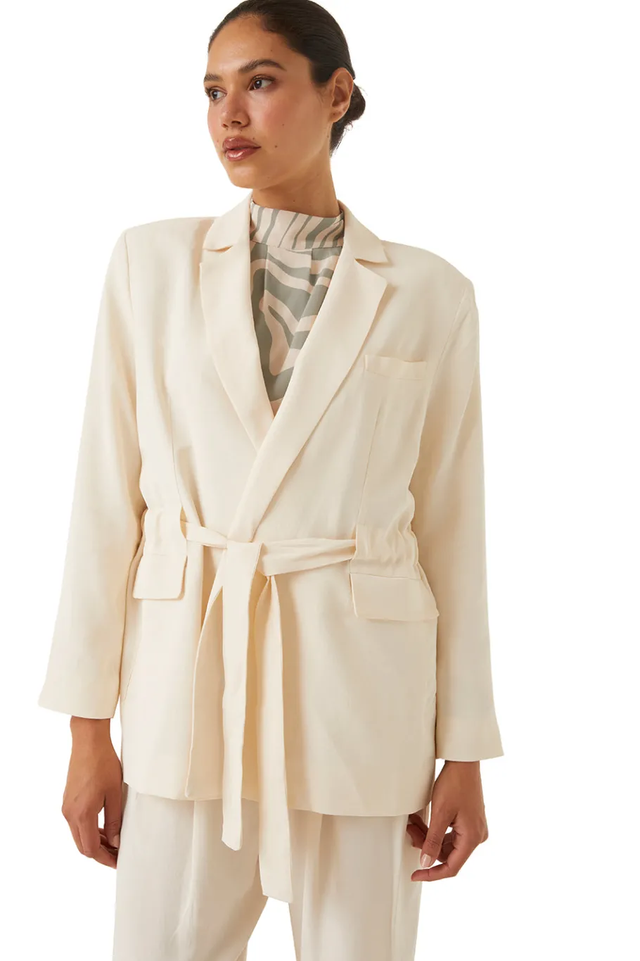 MISA Los Angeles Jackets|Tops>KELSEY JACKET Ivory