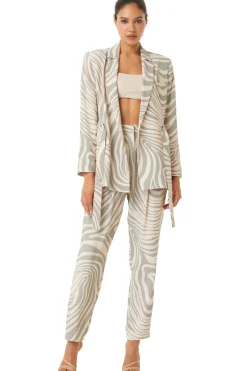 MISA Los Angeles Matching Sets|Jackets>KELSEY JACKET Abstractzebra