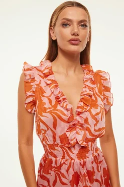 MISA Los Angeles Wedding Guest|Engagement Party>KIDADA DRESS Atlasfloraldesertrose