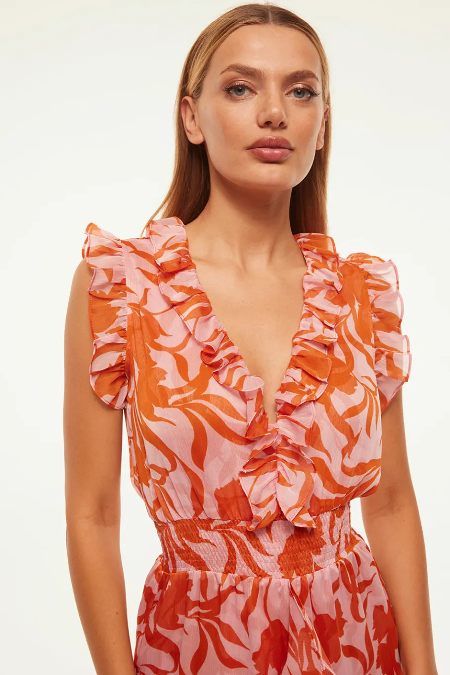 MISA Los Angeles Wedding Guest|Engagement Party>KIDADA DRESS Atlasfloraldesertrose