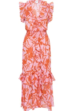 MISA Los Angeles Wedding Guest|Engagement Party>KIDADA DRESS Atlasfloraldesertrose