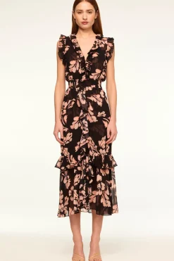 MISA Los Angeles Wedding Guest|Misa Classics>KIDADA DRESS Auricflora